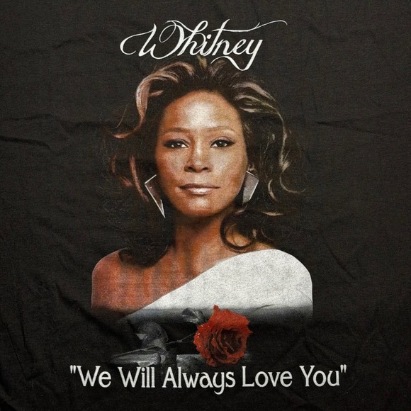 Other - 2012 Whitney Houston RIP memorial‎ tribute music shirt